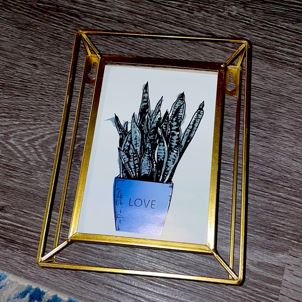 Picture Frame. Gold.
